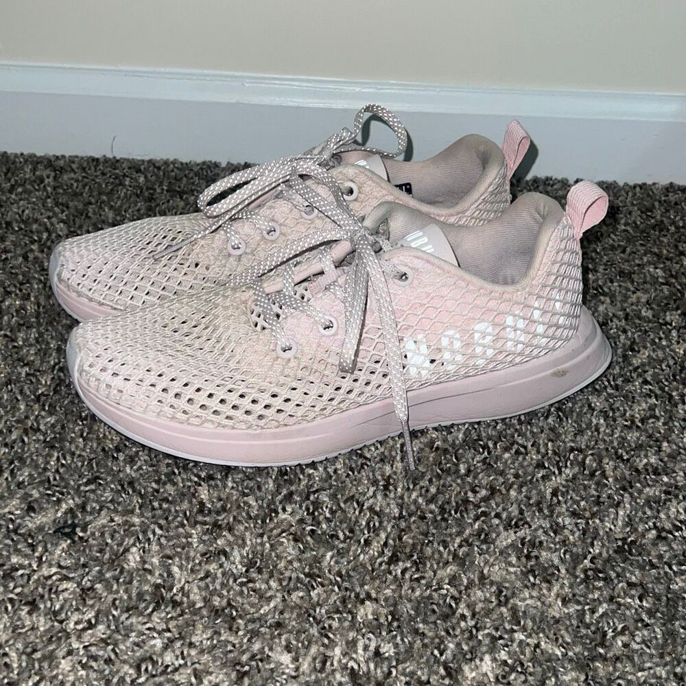 Nobull Shoes Runner Pastel Blush Mesh Size M 7 W 8.5 Running Athletic Sneakers